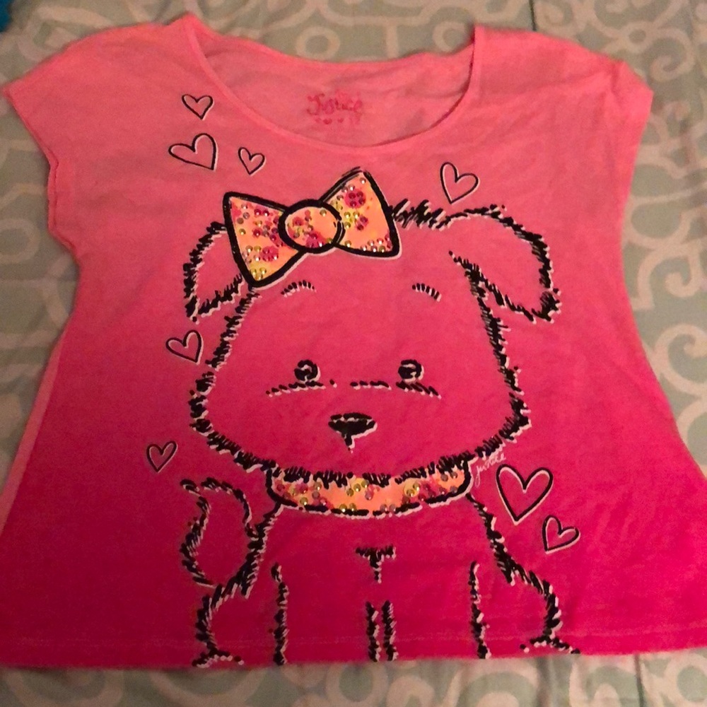 Puppy shirt crop